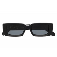 OFF-WHITE Arthur Square Frame Sunglasses Black/White (OERI016Y21PLA0011007)