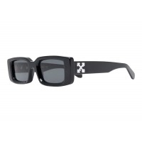 OFF-WHITE Arthur Square Frame Sunglasses Black/White SS22 (OERI016C99PLA0011007)