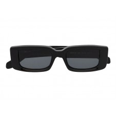 OFF-WHITE Arthur Square Frame Sunglasses Black/White SS22 (OERI016C99PLA0011007)