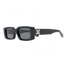 OFF-WHITE Arthur Square Frame Sunglasses Black/White SS22 (OERI016C99PLA0011007)