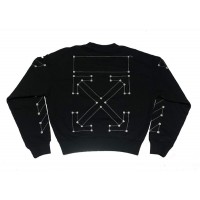 OFF-WHITE Backbone Arrows Crewneck Black