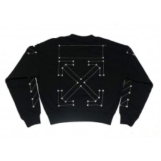 OFF-WHITE Backbone Arrows Crewneck Black