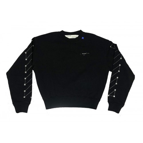 OFF-WHITE Backbone Arrows Crewneck Black