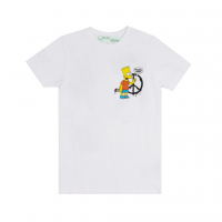 OFF-WHITE Bart Peace T-Shirt White