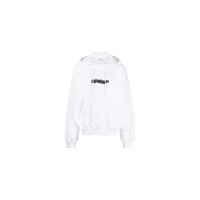OFF-WHITE Blurr Book Over Hoodie White
