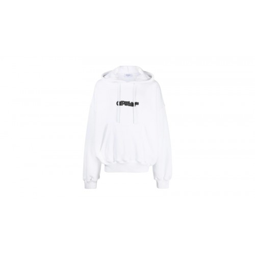 OFF-WHITE Blurr Book Over Hoodie White