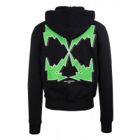 OFF-WHITE Bolt Arrows Hoodie Black