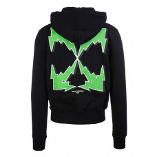 OFF-WHITE Bolt Arrows Hoodie Black