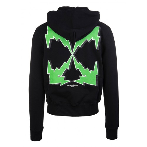 OFF-WHITE Bolt Arrows Hoodie Black OFF-WHITE Bolt Arrows Hoodie Black
