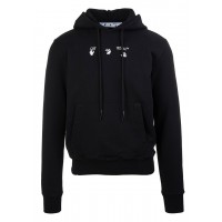 OFF-WHITE Bolt Arrows Hoodie Black