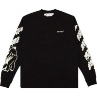 OFF-WHITE Bricks Skate L/S T-Shirt Black/White