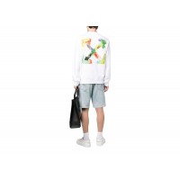 OFF-WHITE Brush Arrows Skate Crewneck White/Multi