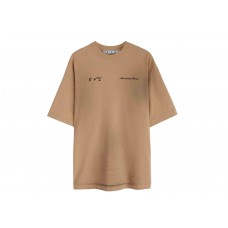 OFF-WHITE C/O Project Maybach S/S T-shirt Beige