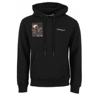 OFF-WHITE Caravag Lute Slim Hoodie Black/White