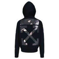 OFF-WHITE Caravaggio Arrows Hoodie Black/Multicolor