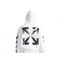 OFF-WHITE Caravaggio Arrows Hoodie White/Black