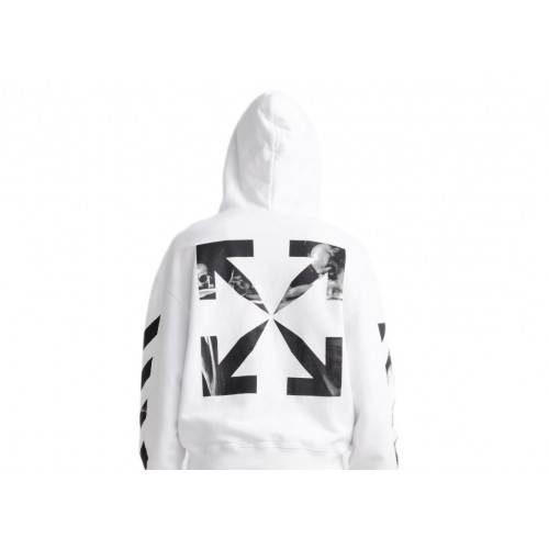 Оригинальный шмот OFF-WHITE Caravaggio Arrows Hoodie White/Black