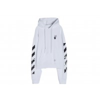 OFF-WHITE Caravaggio Arrows Hoodie White/Black