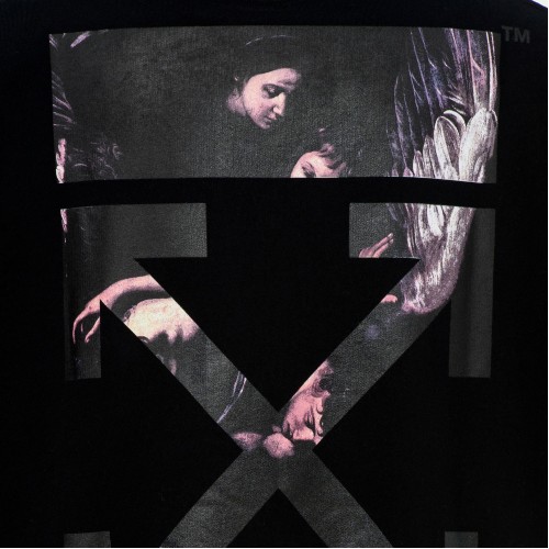 Оригинальный шмот OFF-WHITE Caravaggio Arrows Over Sweatshirt Black/Multicolor