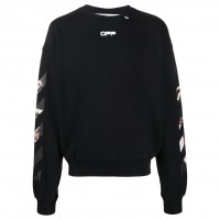 OFF-WHITE Caravaggio Arrows Over Sweatshirt Black/Multicolor
