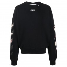 OFF-WHITE Caravaggio Arrows Over Sweatshirt Black/Multicolor