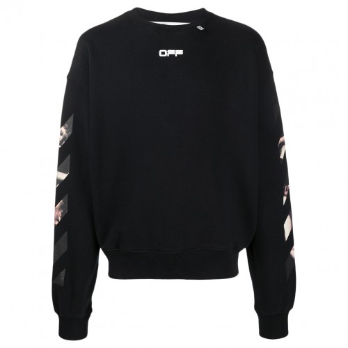 Оригинальный шмот OFF-WHITE Caravaggio Arrows Over Sweatshirt Black/Multicolor