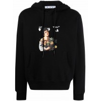 OFF-WHITE Caravaggio Boy Hoodie Black/White
