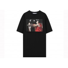 OFF-WHITE Caravaggio Jersey T-shirt Black
