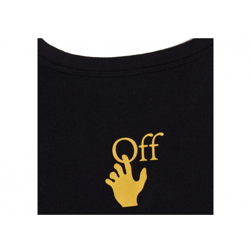 Оригинальный шмот OFF-WHITE Caravaggio Painting L/S T-shirt Black/Yellow