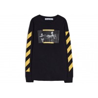 OFF-WHITE Caravaggio Painting L/S T-shirt Black/Yellow