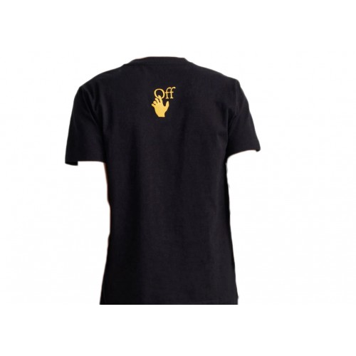 Оригинальный шмот OFF-WHITE Caravaggio Painting S/S T-shirt Black/Yellow