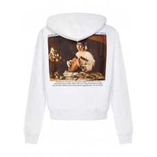 OFF-WHITE Caravaggio The Lute Player Hoodie White/Multi