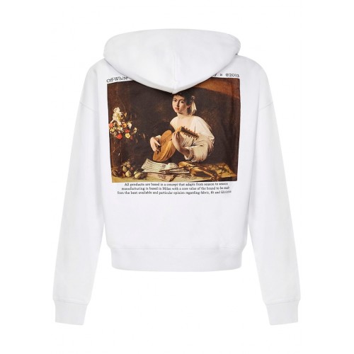 OFF-WHITE Caravaggio The Lute Player Hoodie White/Multi OFF-WHITE Caravaggio The Lute Player Hoodie White/Multi