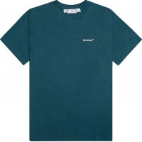 OFF-WHITE Chain Arr Slim S/S T-shirt Duck Green