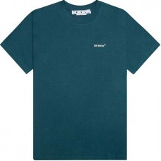 OFF-WHITE Chain Arr Slim S/S T-shirt Duck Green