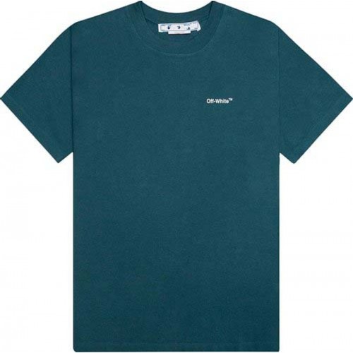 OFF-WHITE Chain Arr Slim S/S T-shirt Duck Green