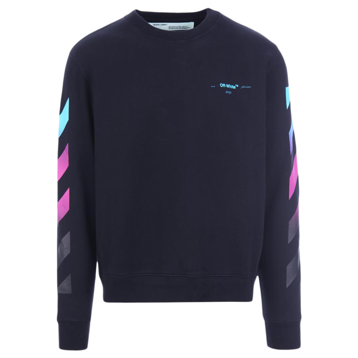 Off-White Diag Gradient Hooded Sweatshirt Black