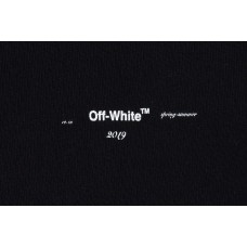 OFF-WHITE Diag Print Zip Up Hoodie Black/Multicolor