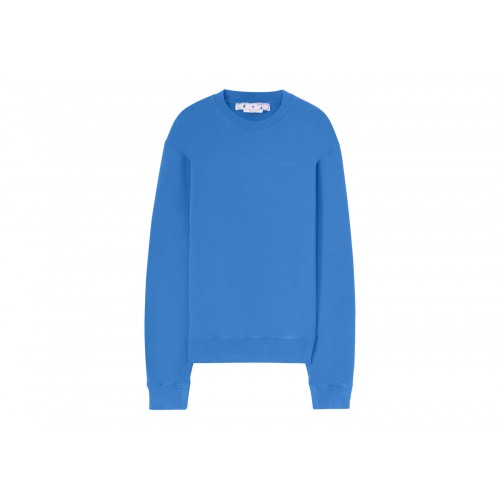 Оригинальный шмот OFF-WHITE Diag Tab Slim Crewneck Light Blue - 70см
