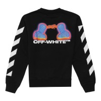 OFF-WHITE Diag Thermo Sweatshirt Black/Multicolor