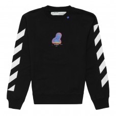 OFF-WHITE Diag Thermo Sweatshirt Black/Multicolor