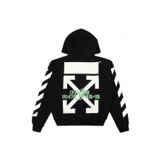 OFF-WHITE Diag Waterfall Hoodie Black/Multicolor