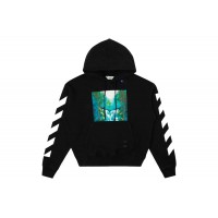 OFF-WHITE Diag Waterfall Hoodie Black/Multicolor