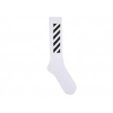 OFF-WHITE Diagonals Mid Socks White/Black