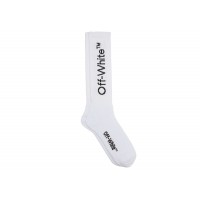 OFF-WHITE Diagonals Mid Socks White/Black