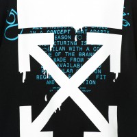 OFF-WHITE Dripping Arrows Incompiuto Sweatshirt Black