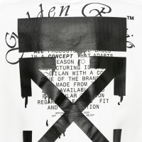 OFF-WHITE Dripping Arrows Incompiuto Sweatshirt White