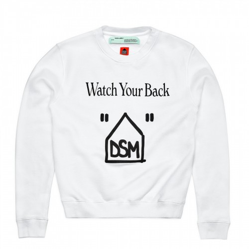 Оригинальный шмот OFF-WHITE DSM Crewneck White