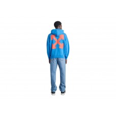 OFF-WHITE Emotion Arrow Skate Hoodie Blue