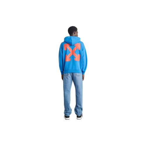 Оригинальный шмот OFF-WHITE Emotion Arrow Skate Hoodie Blue
